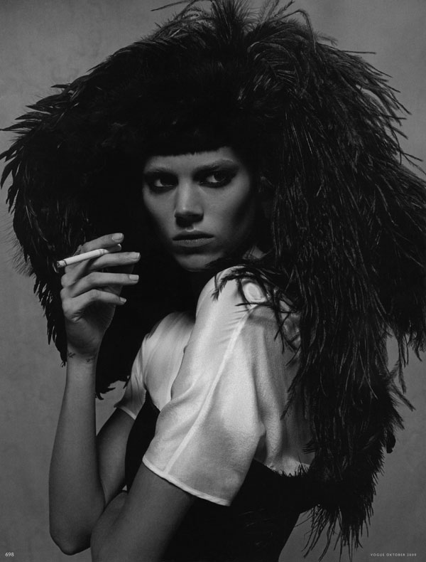 Freja Beha Erichsen by Karl Lagerfeld for Vogue Germany