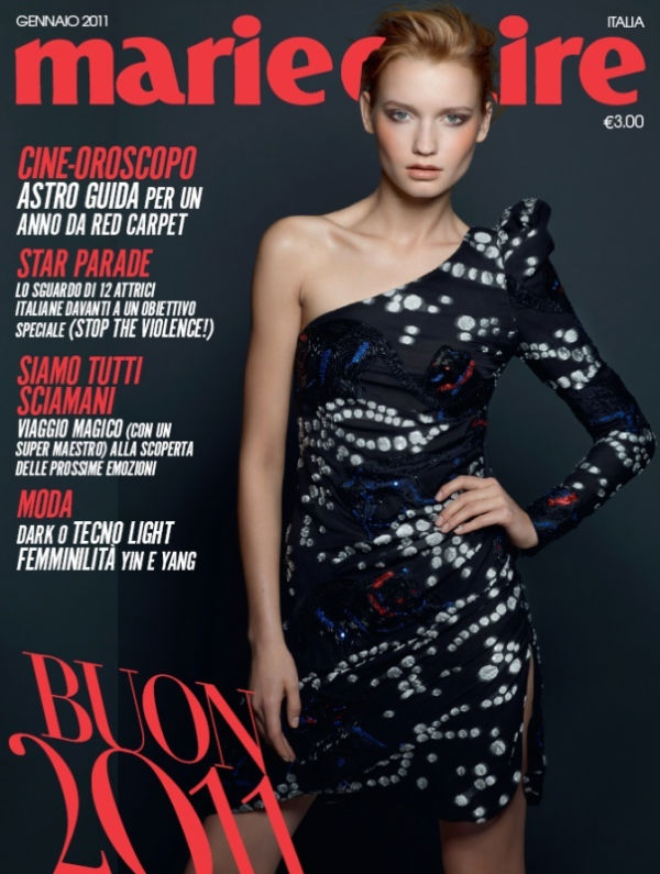 Laura Blokhina for Marie Claire Italia January 2011