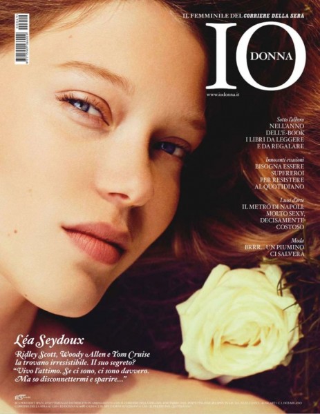 Léa Seydoux by Sylvie Malfray for Io Donna December Léa Seydoux by Sylvie Malfray for Io Donna December