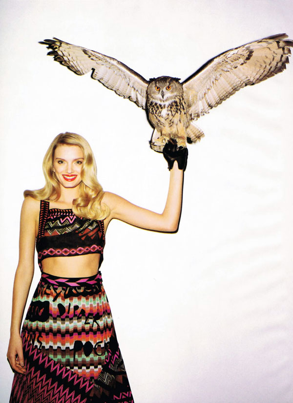 Lily Donaldson by Terry Richardson for Harper’s Bazaar US January 2011