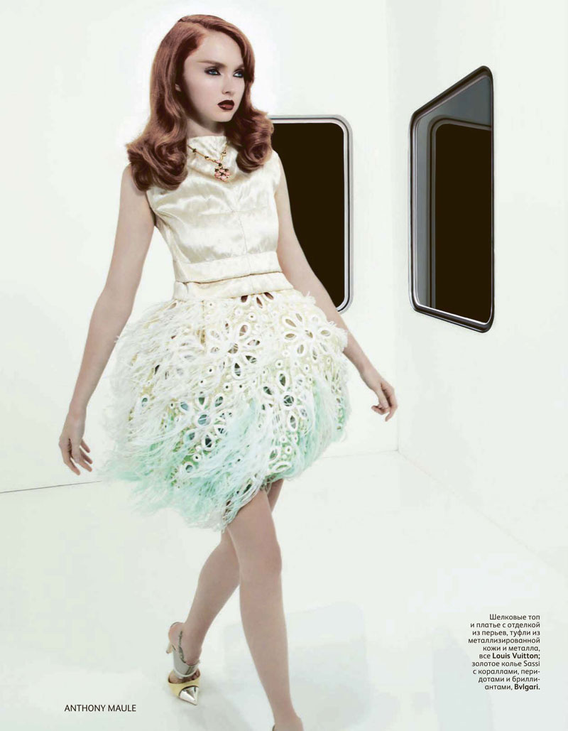 Lily Cole by Anthony Maule for Vogue Russia