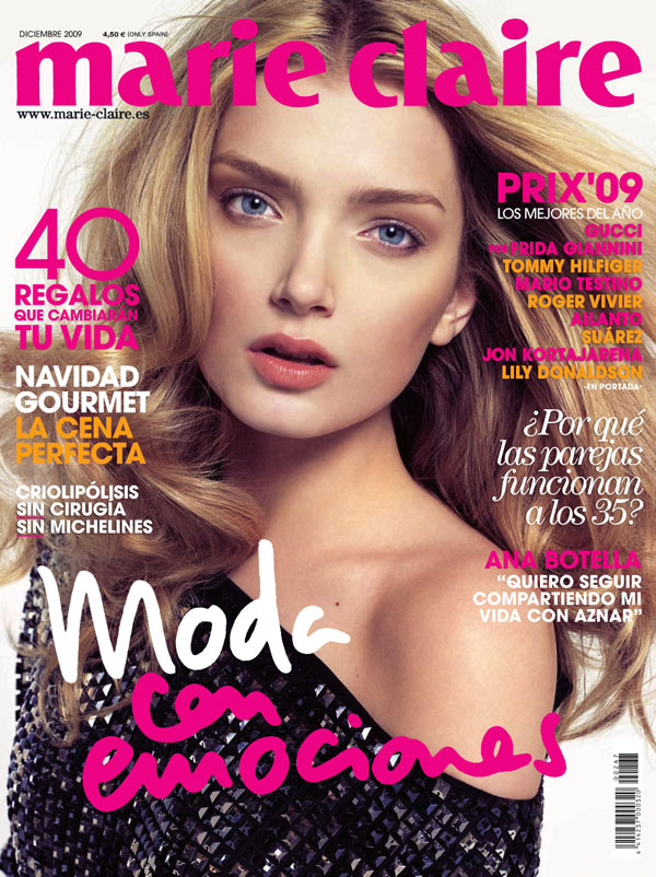 Cover | Lily Donaldson by Txema Yeste for Marie Claire Spain December