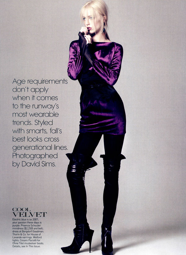 Raquel Zimmermann Has ‘No Limits’ for Vogue US August