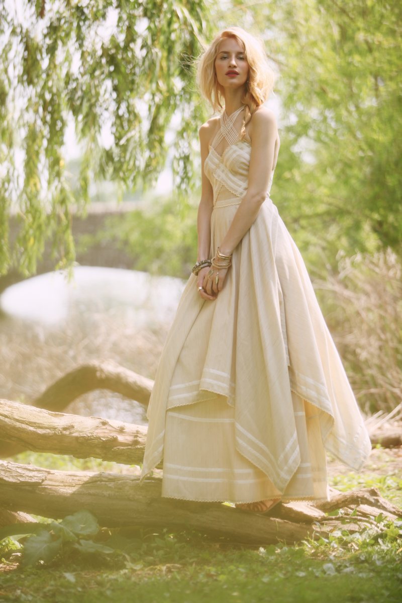 Linda Vojtova Models Free People's Dreamy, Limited Edition Summer Dresses