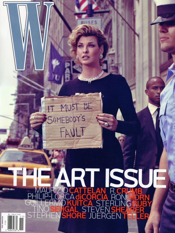 W November 2009 | Linda Evangelista by Pierpaolo Ferrari