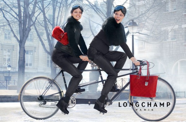 Coco Rocha & Emily DiDonato Are Biking Buddies for Longchamp's Fall 2012 Campaign by Max Vadukul Coco Rocha & Emily DiDonato Are Biking Buddies for Longchamp's Fall 2012 Campaign by Max Vadukul