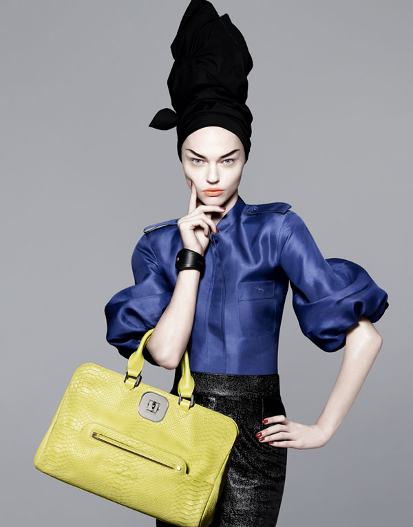 Longchamp Spring 2010 Campaign | Sasha Pivovarova by David Sims