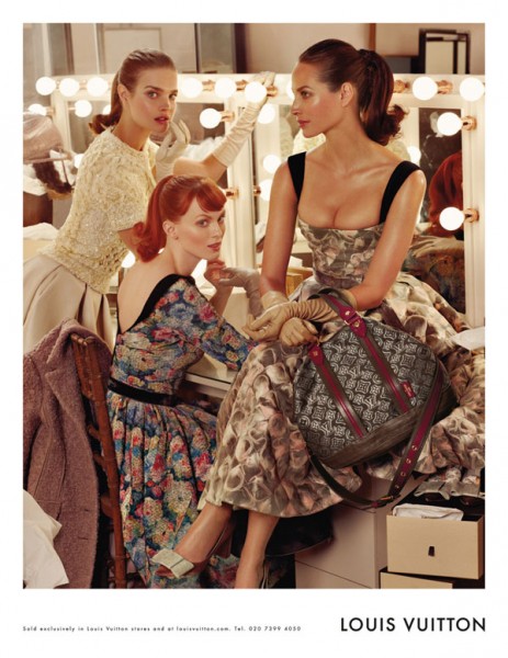 Louis Vuitton Fall 2010 Campaign | Christy Turlington, Natalia Vodianova & Karen Elson by Steven Meisel Louis Vuitton Fall 2010 Campaign | Christy Turlington, Natalia Vodianova & Karen Elson by Steven Meisel