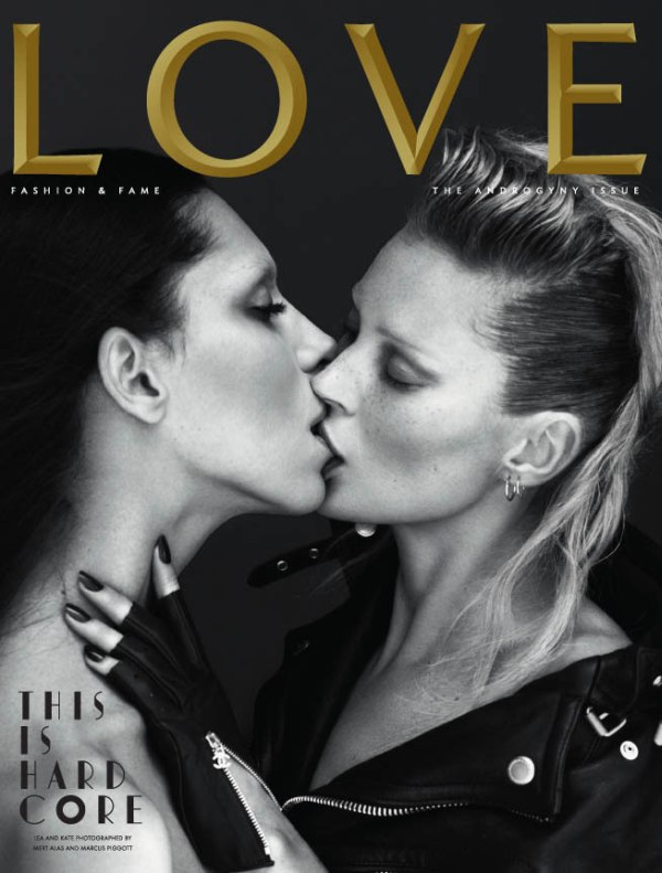 LOVE Spring/Summer 2011 Cover | Kate Moss & Lea T. by Mert & Marcus