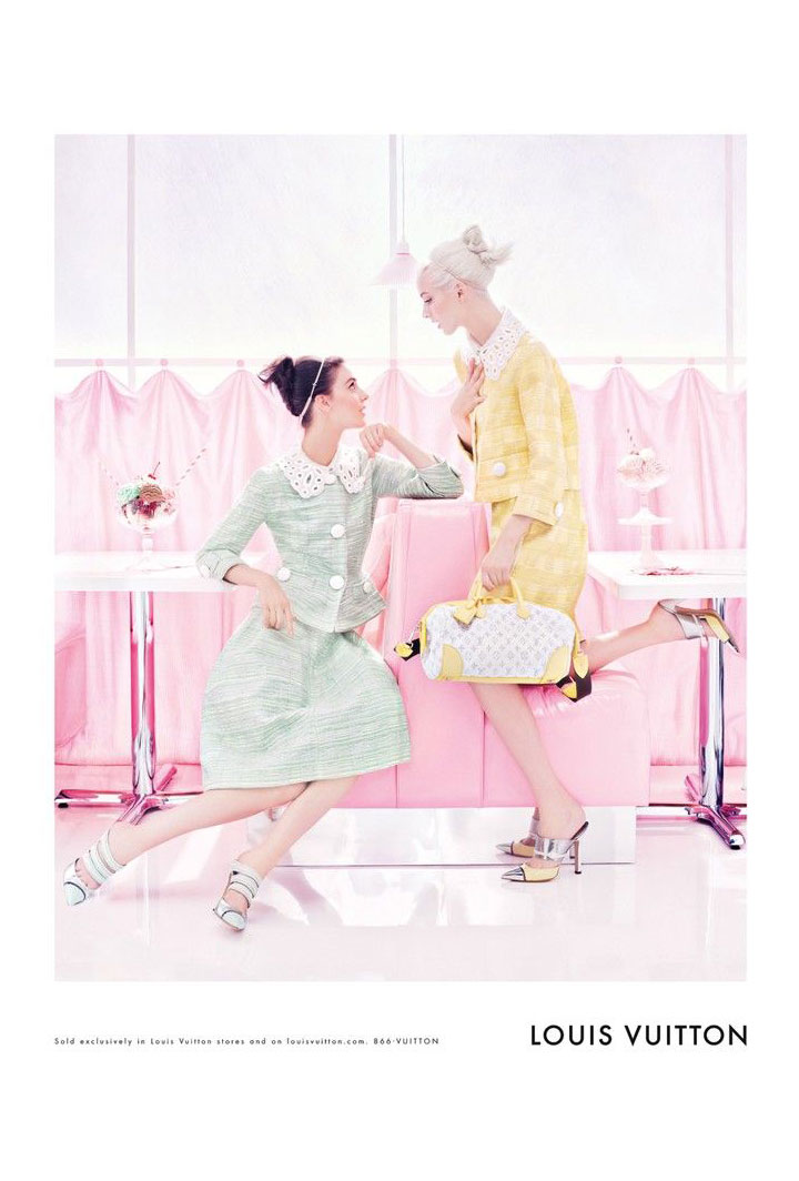 Daria Strokous & Kati Nescher for Louis Vuitton Spring 2012 Campaign by Steven Meisel