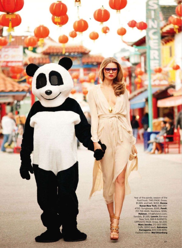 Magdalena Frackowiak by Terry Richardson for Harper’s Bazaar US March 2011