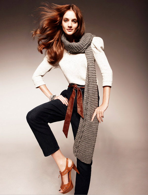 Mango Accessories Fall 2010 Campaign | Natalia Belova by Enric Galceran
