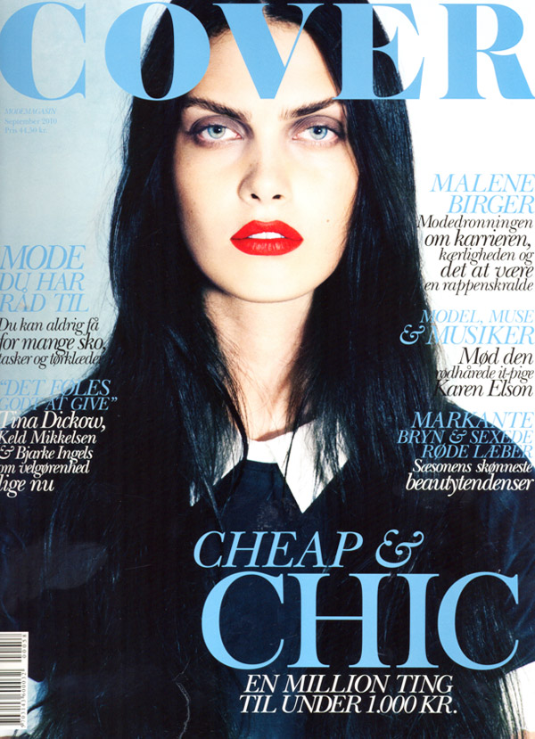 Cover Magazine September 2010 Cover | Maria Palm by Rick Shaine
