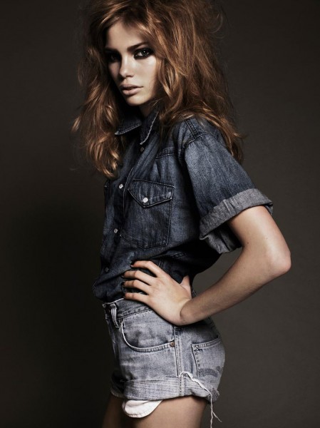 Fresh Face Marlies Dons Denim for Fredrik Wannerstedt's Images Fresh Face Marlies Dons Denim for Fredrik Wannerstedt's Images