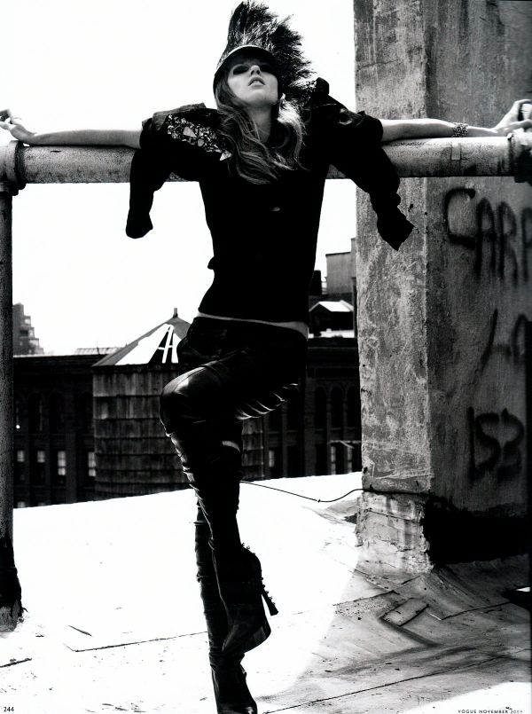 Masha Novoselova by Tesh for Vogue Germany November 2009
