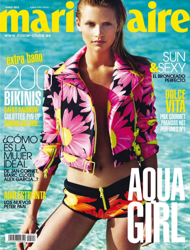 Marie Claire Spain June 2012 Cover | Caroline Corinth by Seiji Fujimori