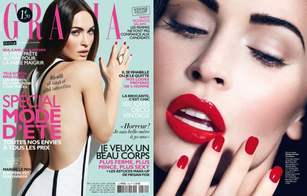 Megan Fox by David Roemer for Grazia France April 2012 Megan Fox by David Roemer for Grazia France April 2012