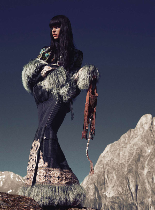 Meghan Collison by Norbert Schoerner for Harper's Bazaar UK November 2010