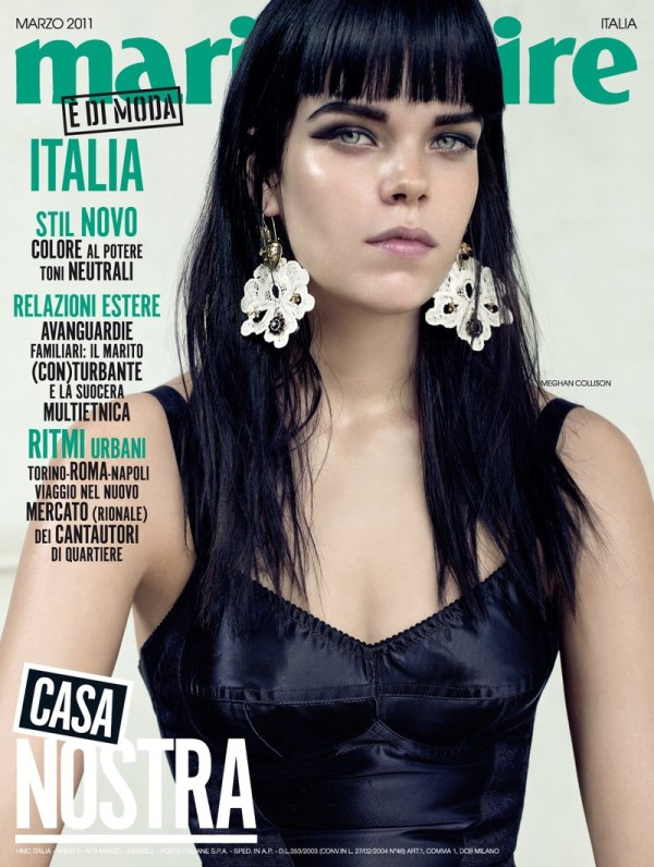 Marie Claire Italia March 2011 Cover | Meghan Collison by Jacques Olivar