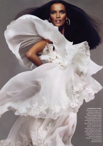 Liya Kebede by Mert & Marcus | Vogue US April 2010 Liya Kebede by Mert & Marcus | Vogue US April 2010