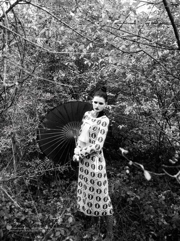 Katlin Aas by Cecile Bortoletti for Metal #22
