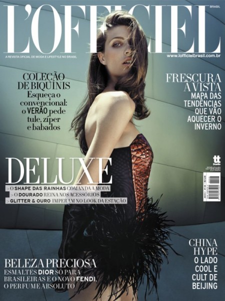 L'Officiel Brazil January 2011 Cover | Michelle Alves by Karine Basilio L'Officiel Brazil January 2011 Cover | Michelle Alves by Karine Basilio
