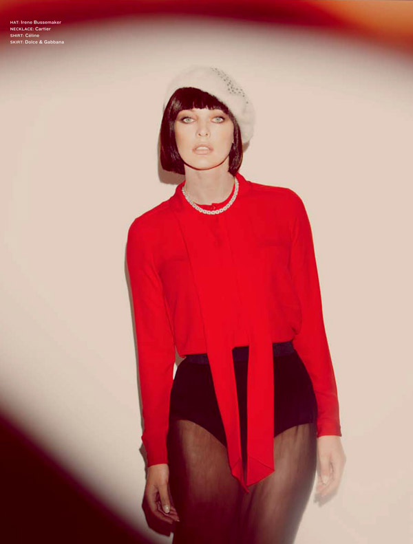 Milla Jovovich for Los Angeles Times Magazine September 2010 by Guy Aroch
