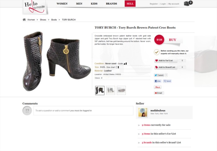 Re-Sell Designer Items on Hello La Mode