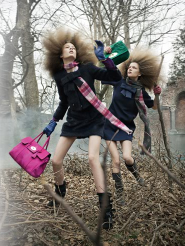 Campaign | Irina & Kasia for Mulberry Fall 2009
