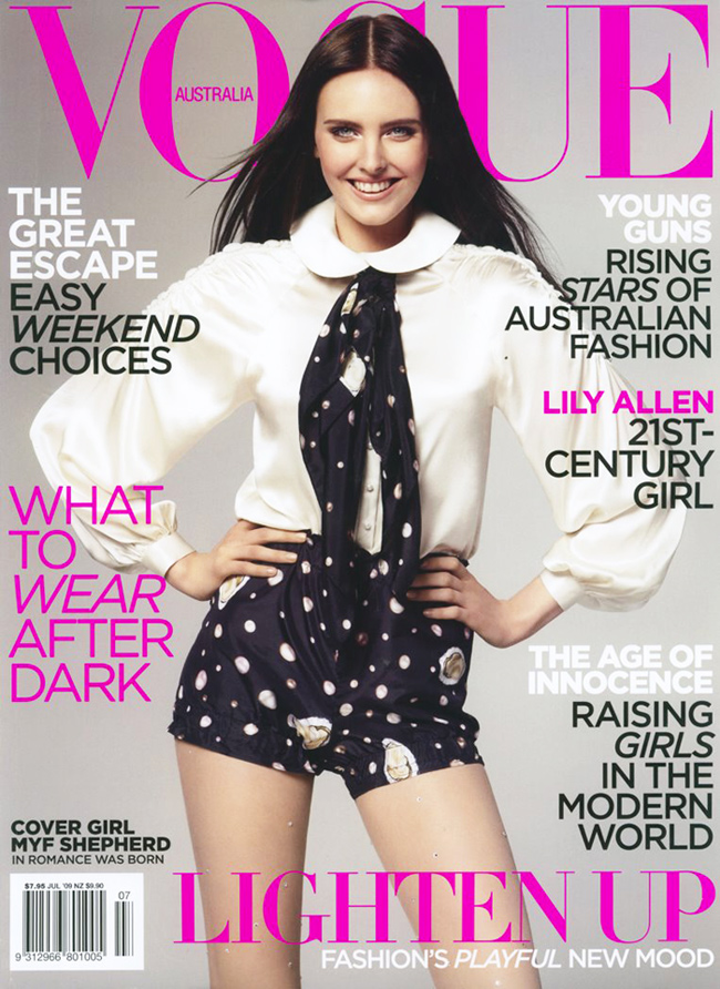 Vogue Australia July – Myf Shepherd