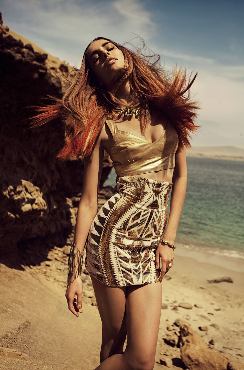 Nadja Bender by Alexander Neumann in ‘Gold Dust’ for Fashion Gone Rogue