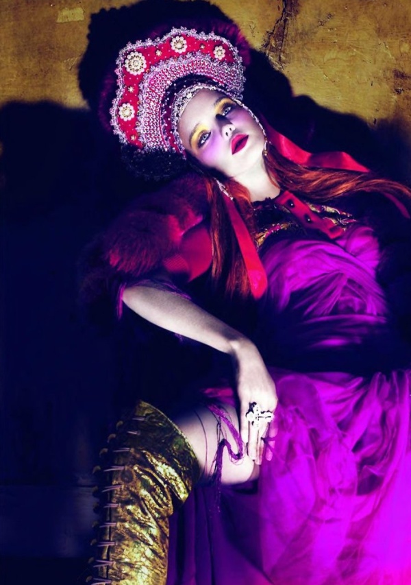 Natalia Vodianova by Mert & Marcus | Vogue Paris April 2010