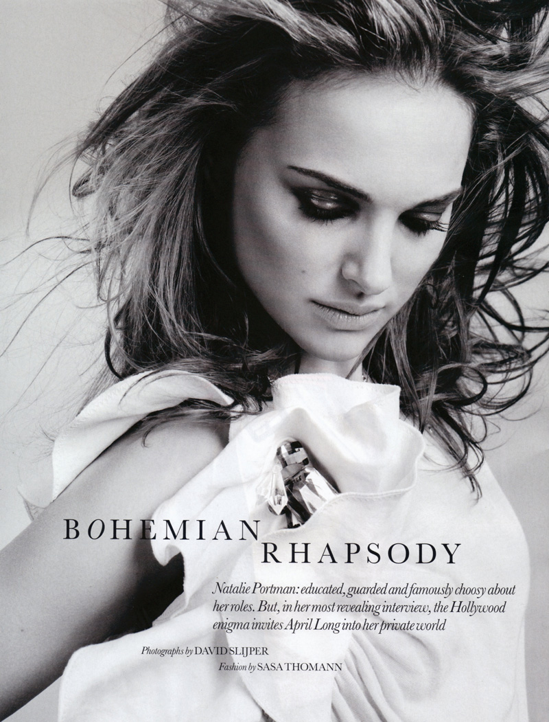 Elle UK February | Natalie Portman by David Slijper