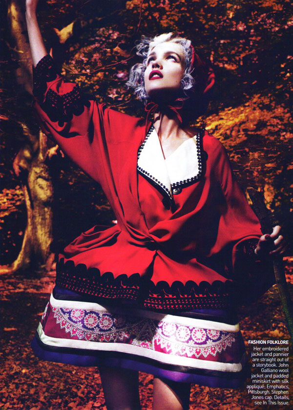 Into the Woods | Natalia Vodianova by Mert & Marcus for Vogue US September