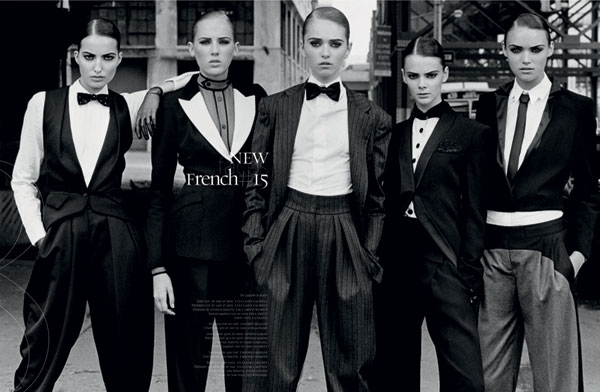 New Faces by Thierry Le Gouès for French Revue de Modes