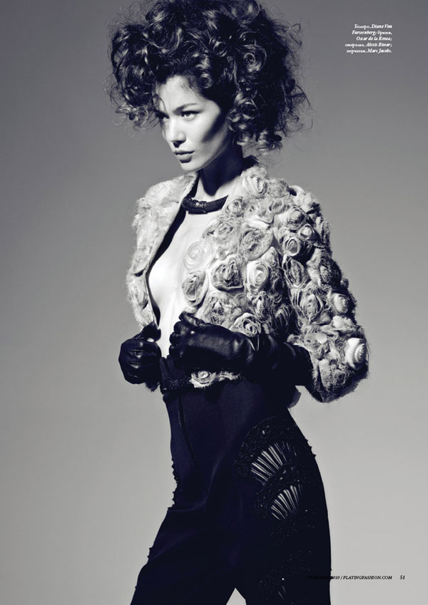 Sheila Marquez & Nataliya Gotsii for Playing Fashion September 2010 by Ryan Yoon