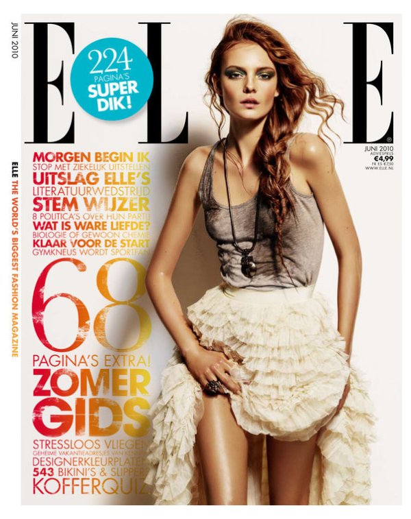 Elle Netherlands June 2010 Cover | Nimue Smit