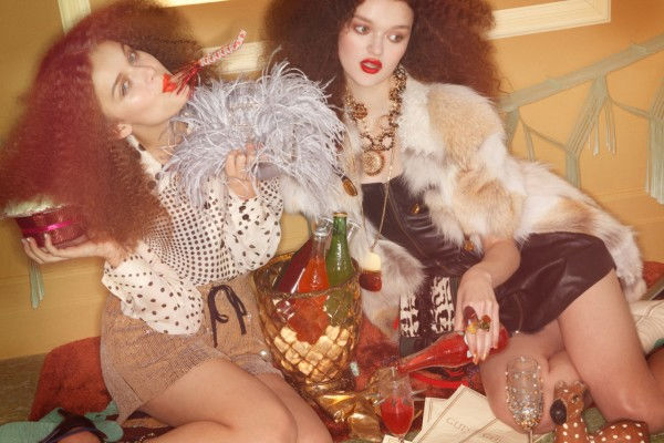 Katja Kulyzhka & Diana Rudenok by Jamie Nelson for Nylon January 2011