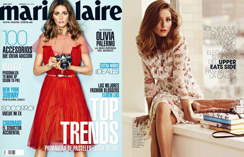 Olivia Palermo for Marie Claire Spain April 2012