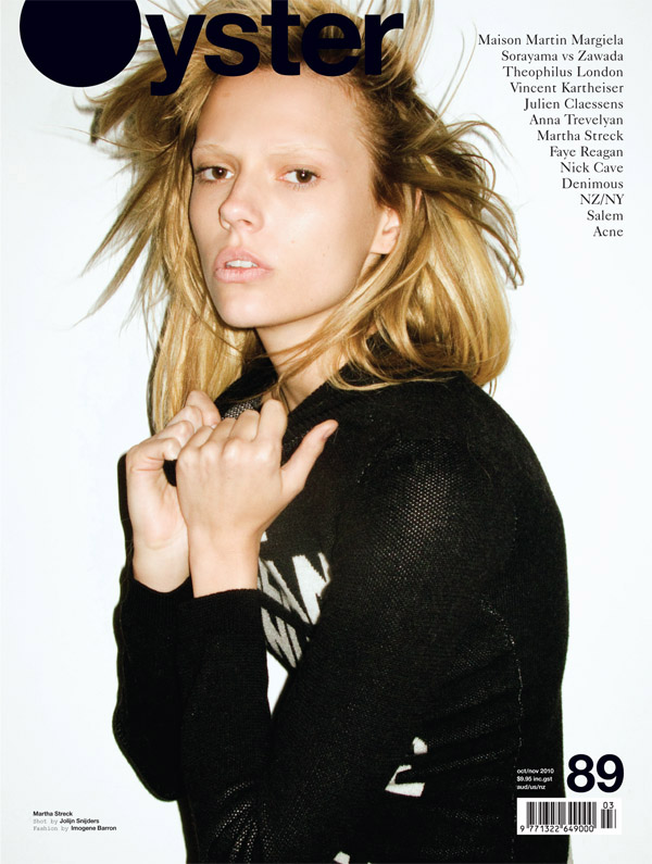Oyster #89 Cover | Martha Streck by Jolijn Snijders