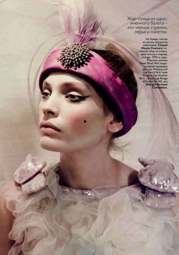 Iris Strubegger & Heidi Mount by Paolo Roversi | Vogue Russia May 2010