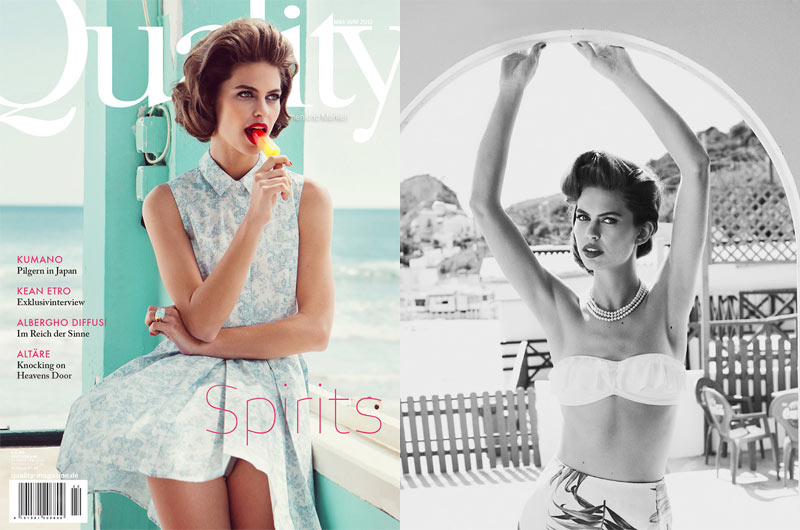 Andrea D’Aquino Captures Lauren Auerbach in Vintage Style for Quality Magazine #23
