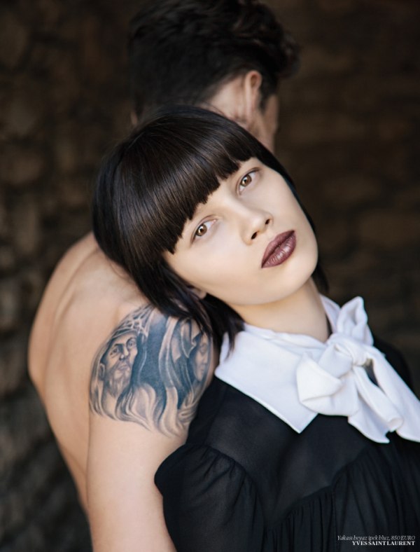 Ranya Mordanova by Ahmet Polat for Vogue Turkey January 2011