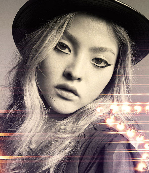 Devon Aoki for RA-RE Fall 2009 by Michelangelo di Battista