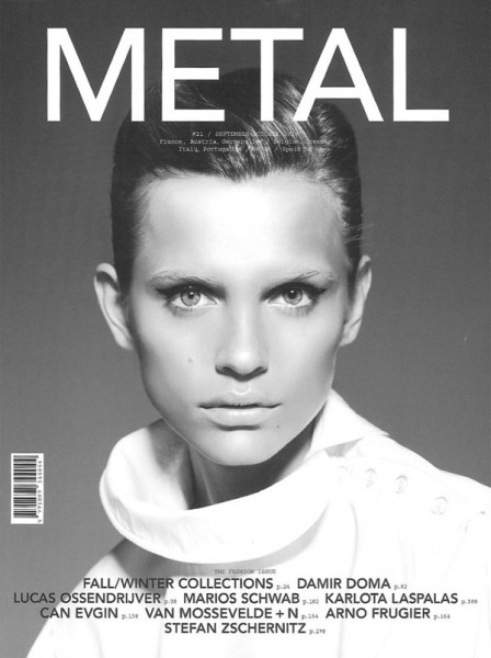 Metal Magazine #21 Fall 2010 Cover | Regina Feoktistova by San Sierra Metal Magazine #21 Fall 2010 Cover | Regina Feoktistova by San Sierra