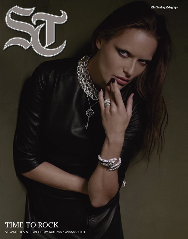 Rie Rasmussen for The Sunday Telegraph F/W 2010