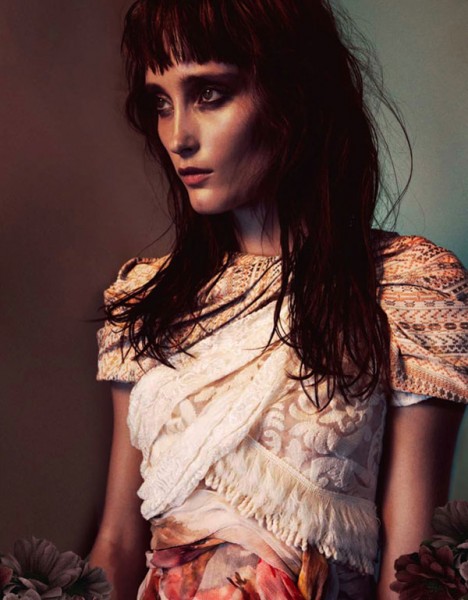 Iekeliene Stange in Rodarte for The Block Fall 2010 Iekeliene Stange in Rodarte for The Block Fall 2010