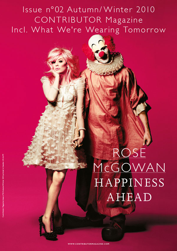 Contributor Magazine F/W 2010 Cover | Rose McGowan by Yu Tsai