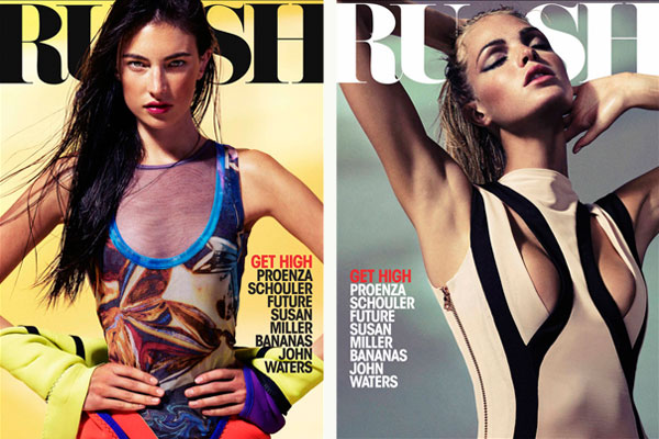 Russh #32 Preview | Jacquelyn Jablonski & Erin Heatherton by Benny Horne