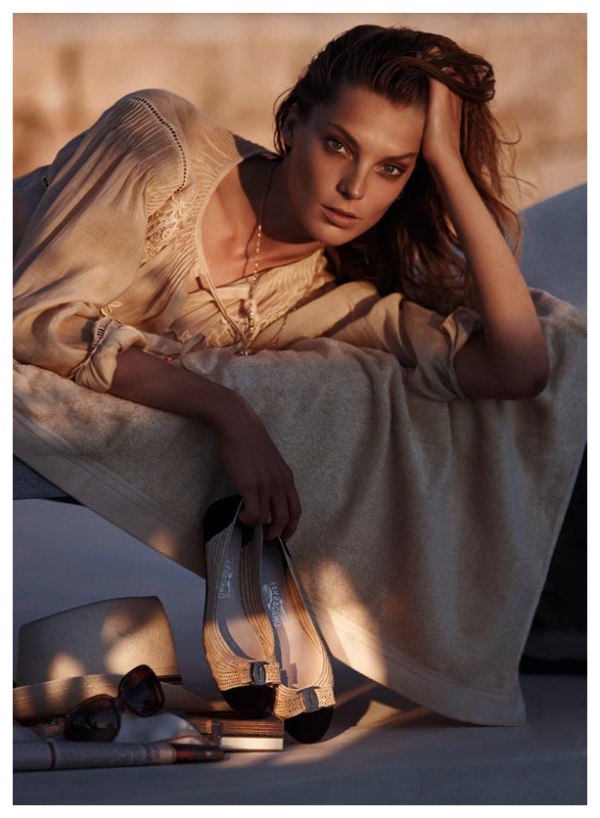 Salvatore Ferragamo Spring 2011 Campaign | Daria Werbowy by Mikael Jansson